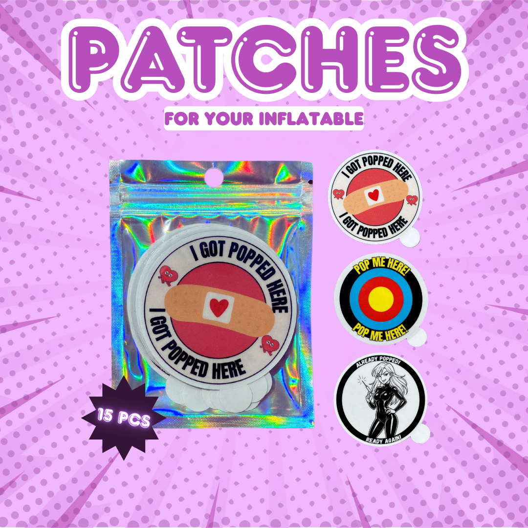 PREMIUM PATCH SET - für Inflatables & Beachbälle 15 Stück extra stark haftend und wasserfest