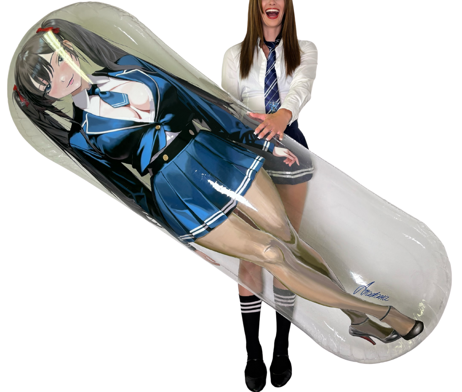 Anime Inflatable Ride On NAUGHTY DIANA Anime Ride Roll PVC 71