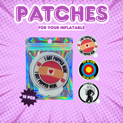 PREMIUM PATCH SET - für Inflatables & Beachbälle 15 Stück extra stark haftend und wasserfest