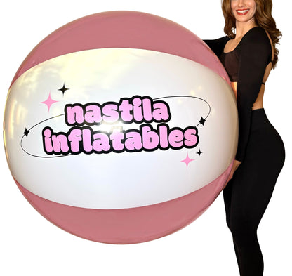 nastila inflatables PINK OBSESSION Original Giant SPH Beachball 35" PVC