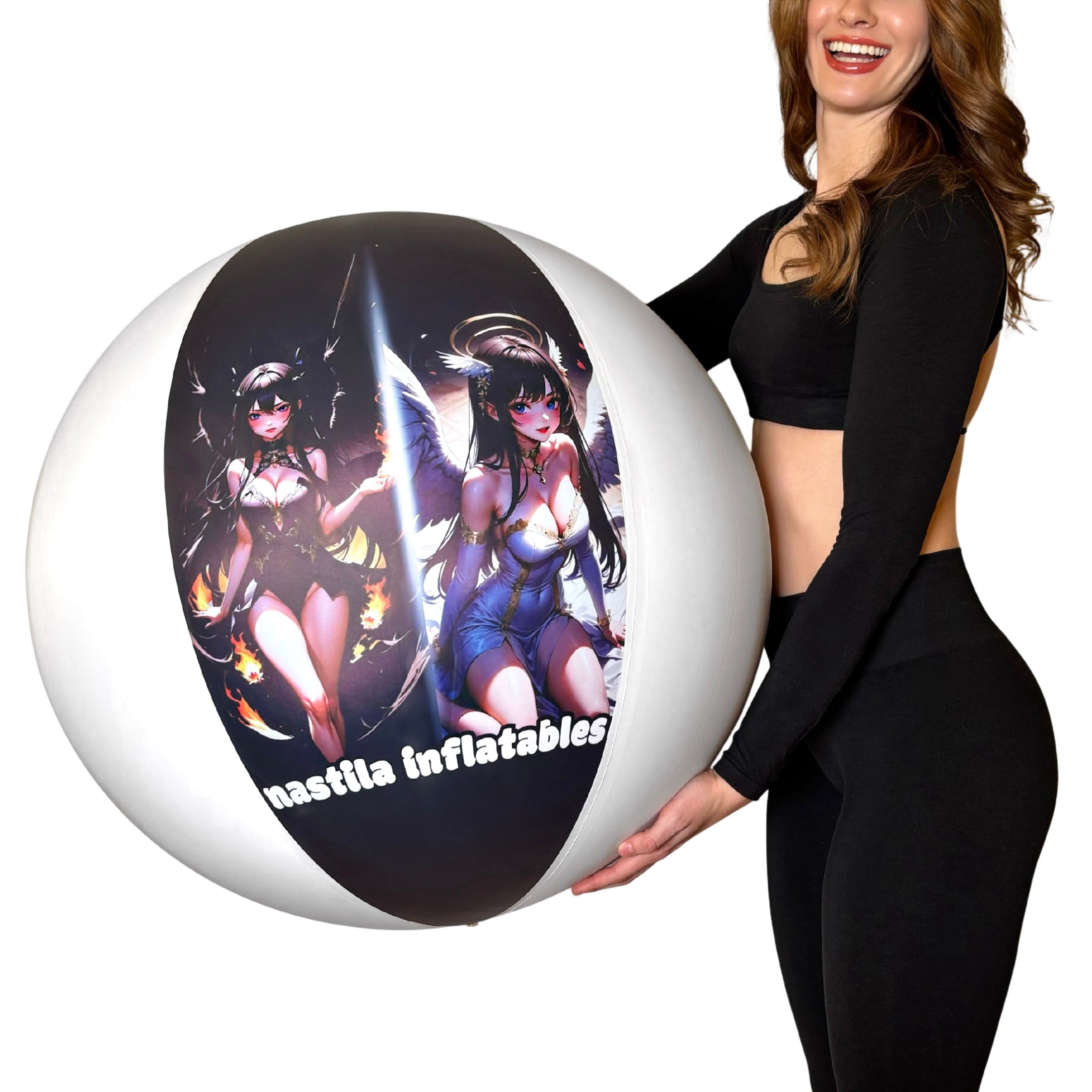 nastila inflatables anime beachball waifu heaven & hell  3